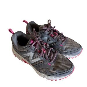 New Balance 412 V3 Trail Running Shoes Womens 8 Gray Pink Excellent WTE412C3